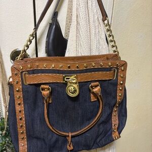 Stylish Brown and Black Women's Bag